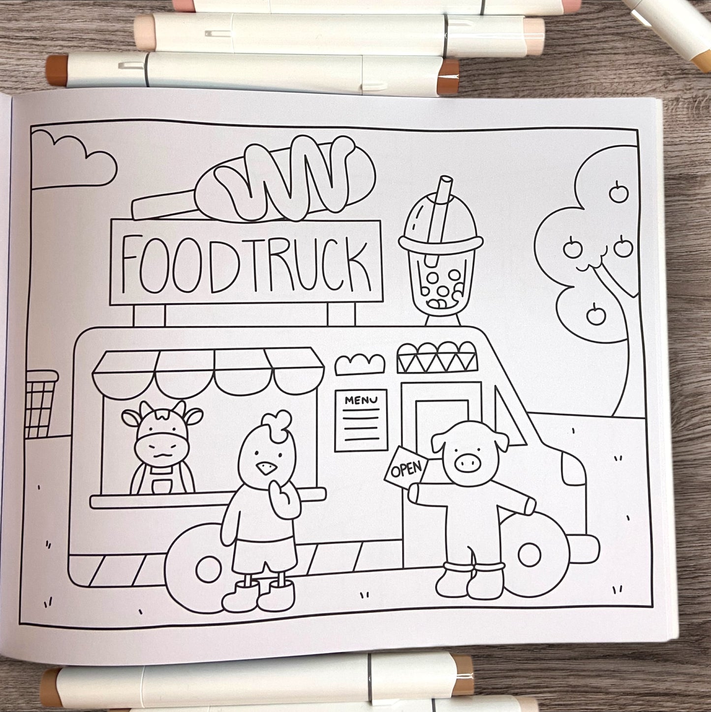 FARM FRENZY COLORING BOOK